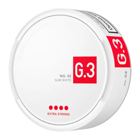 G.3 Extra Strong Slim White can
