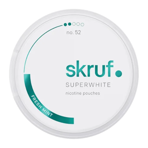 Skruf Superwhite No.52 Fresh Mint can